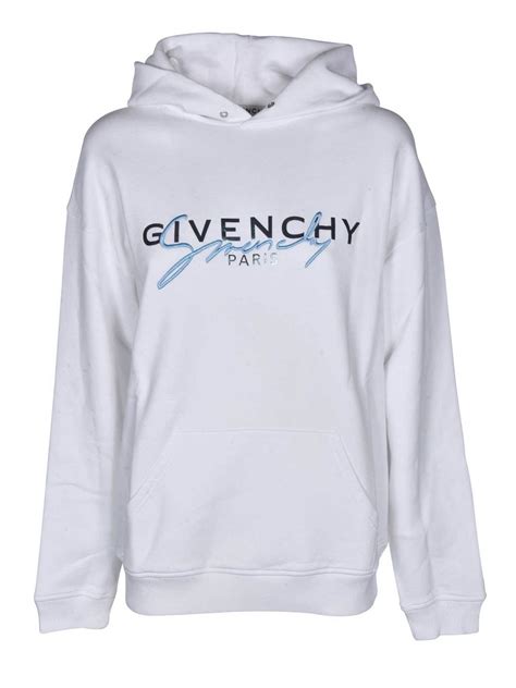 givenchy paris felpa bianca|Cardigan in felpa .